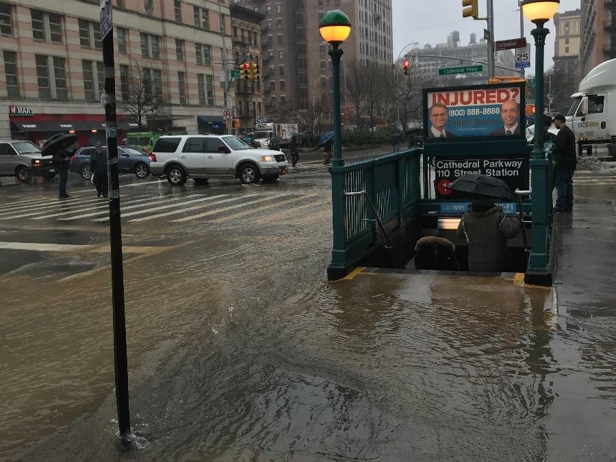 A water main break near West 111th Street during Friday morning rush hour is the third water main bust on the west side this year.