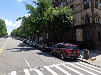 One teenager died and another was arrested after they crashed into a row of parked cars on West 116th Street on Saturday, cops said.
