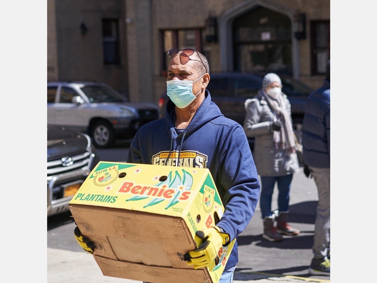 UpliftNYC, usually a youth service organization, is giving out "care packages" with a week's worth of food in Upper Manhattan and the Bronx.