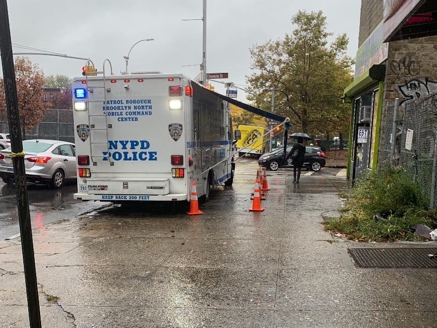 Community leaders will set up on the corner of Chauncey Street and Malcolm X Boulevard after three shootings in the neighborhood last week.