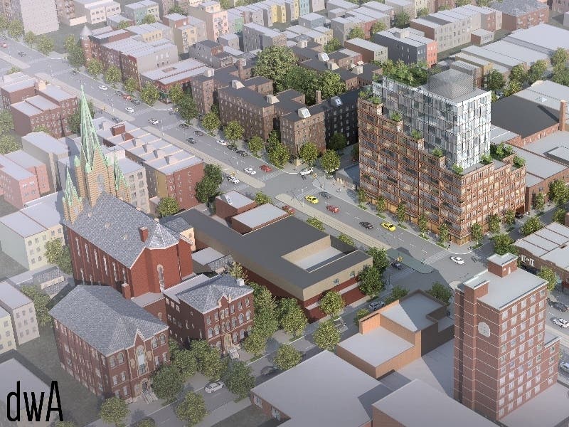 Residents at a four-hour hearing Thursday were split almost exactly down the middle about whether to support the partly-affordable complex.