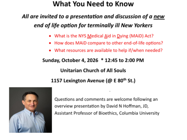 Understanding the NYS Medical Aid in Dying Act 