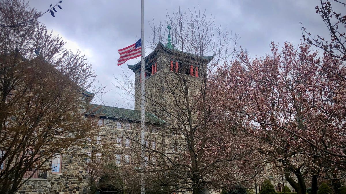 Maryknoll Lowers Flag to Honor Victims of COVID19 Ossining, NY Patch