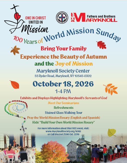 Maryknoll Fathers and Brothers World Mission Sunday Open House