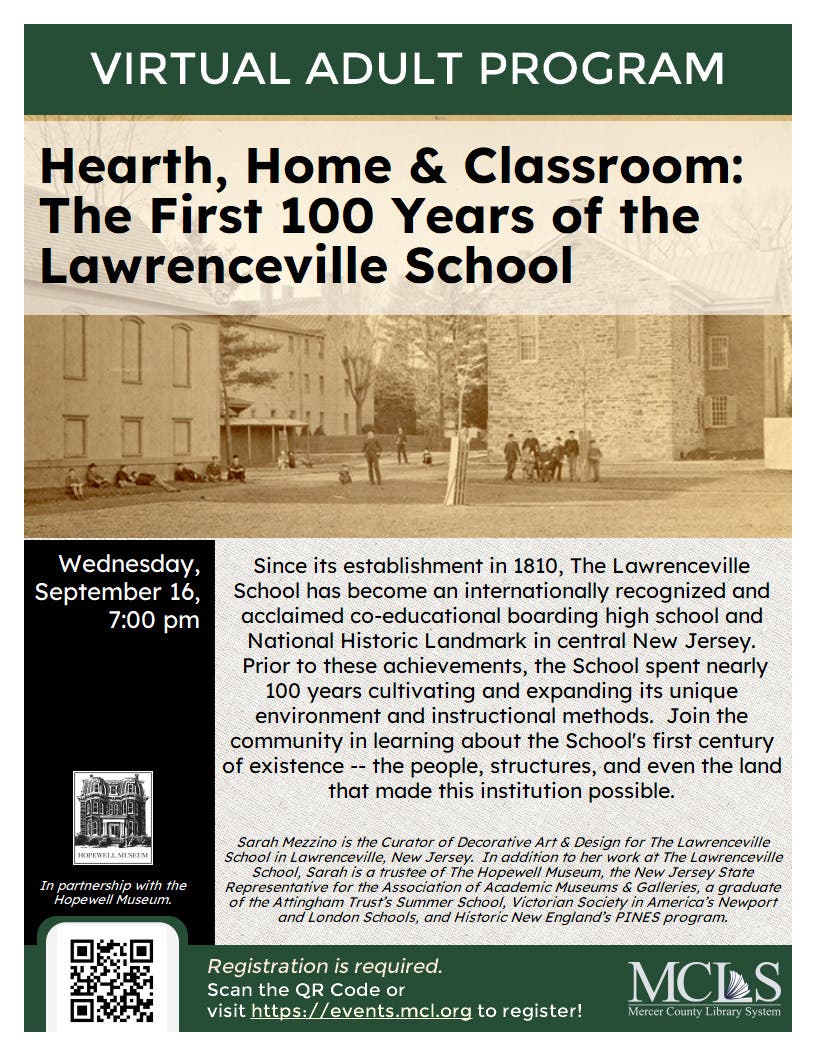 Hearth, Home & Classroom: The First 100 Years of The Lawrenceville School [Online]