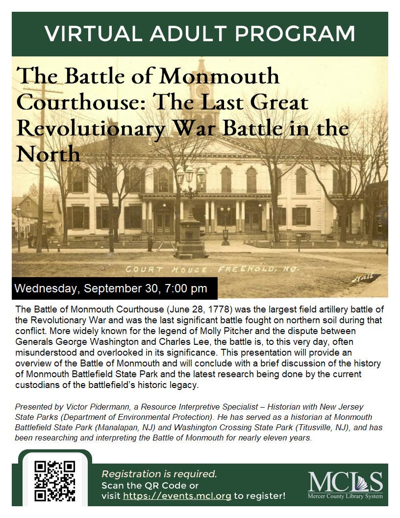 The Battle of Monmouth Courthouse: The Last Great Revolutionary War Battle in the North [Online]