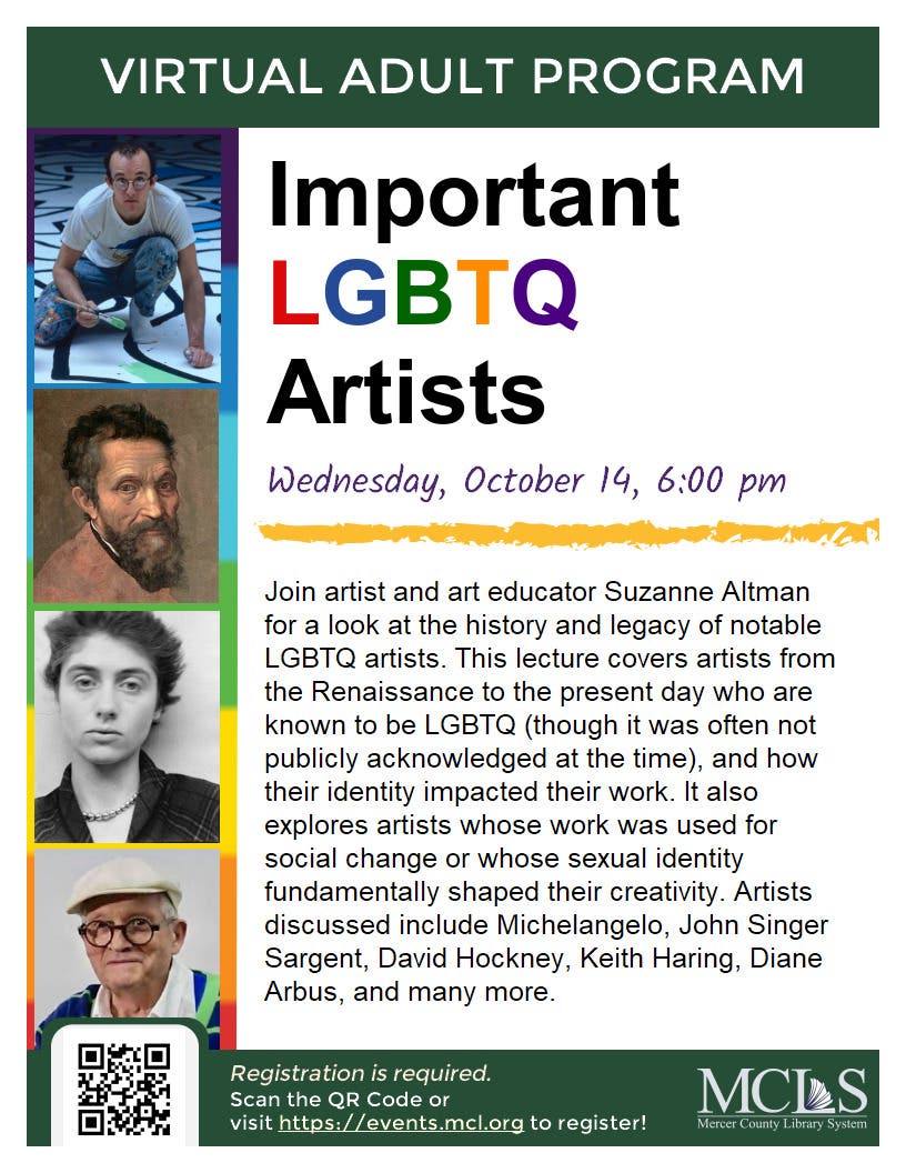Important LGBTQ Artists [Online]
