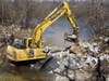 Tons of limestone was crushed and removed or rearranged to open up Mill Creek and the Cal-Sag Channel.