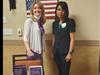 Cheryl Ricci-Francione, Executive Director, AAGNJ (l), and Saswati Chakraborty