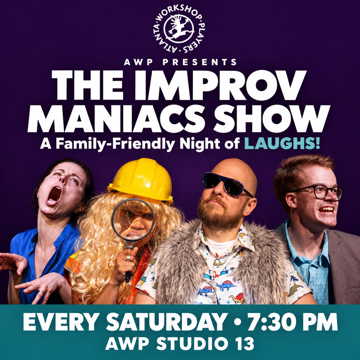 AWP presents The Improv Maniacs Show, A Family Friendly Night of LAUGHS!