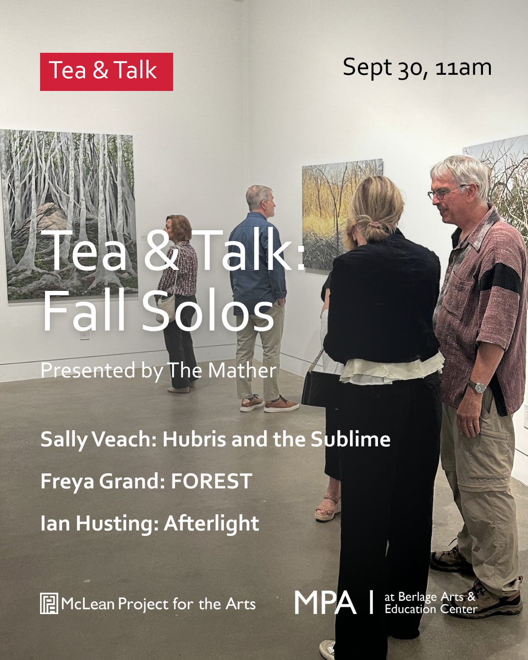 MPA to Host Sept. 30 Fall Solos Tea & Talk