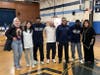 Left-to-right: Sana Shahmehdi, Minyi Chen (Bgirl Minx), Ben Barnes (BoxWon), Steve Lunger (Steve Believe), PJ Ciccone, Tarrell Edwards (Breeze), and Laurie Weinberg