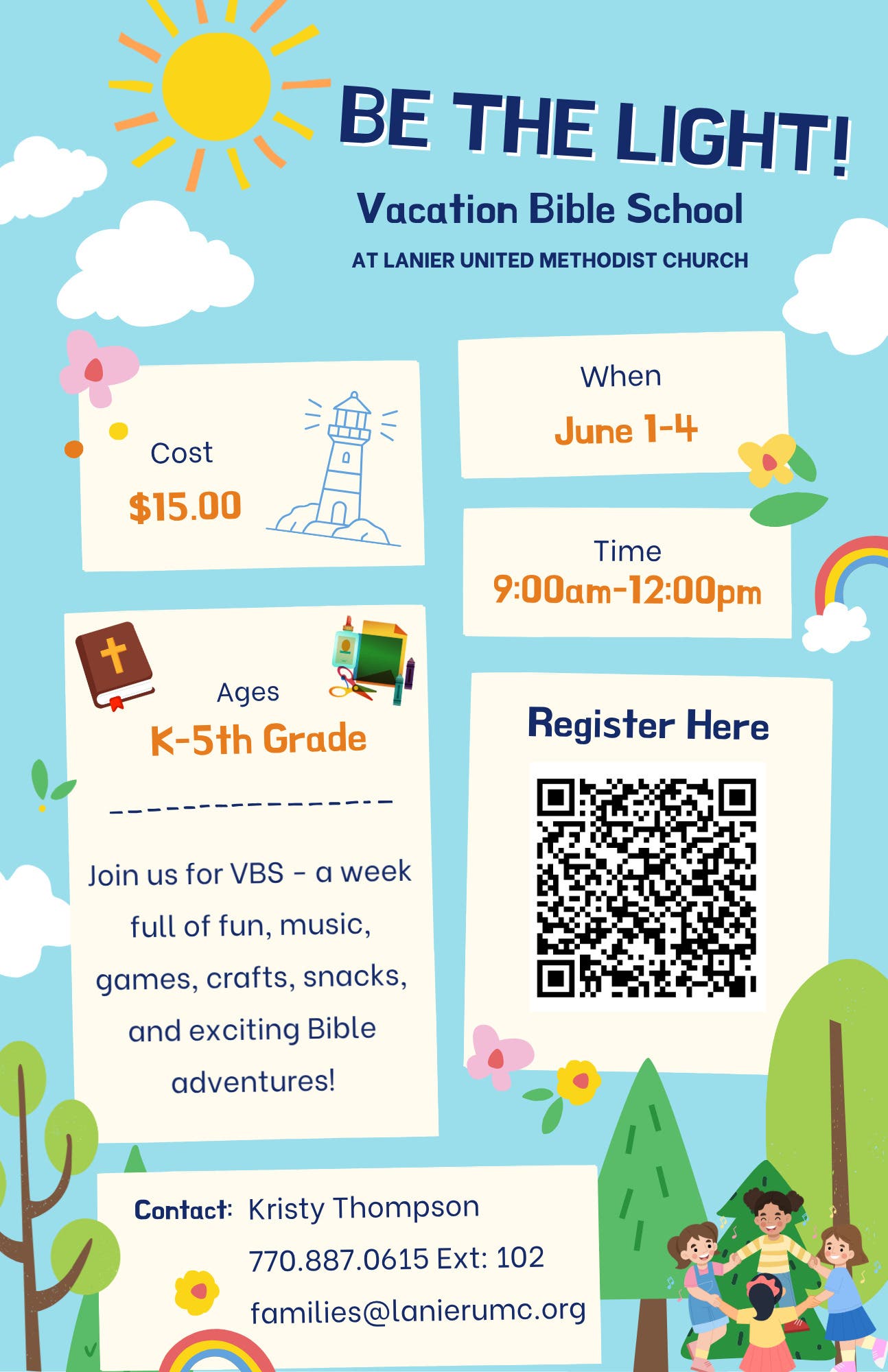 Be The Light! Vacation Bible School
