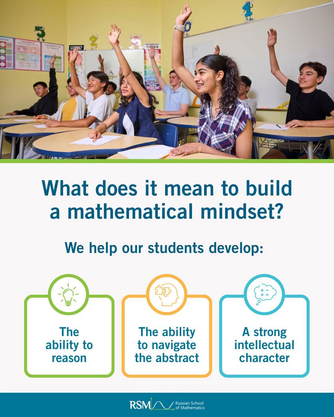 We are helping to build a mathematical mindset 