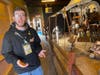 Volo Museum employee Seamus Pearcy talks about the origin of the term "riding shotgun" as part of a guided tour of the Volo Museum Sept. 12. For the first time in its 63-year history, the museum is offering tours Tuesdays and Thursdays.