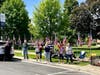 Onlookers support participants in a previous Rolling Thunder Illinois POW/MIA awareness parade. This year's ride takes place May 26, starting at Capt. James A. Lovell Federal Health Care Center and ending at Cantigny Park.