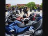 Motorcylists register to participate in the Rolling Thunder mid-America Demonstration Parade prior to the 2024 ride. This year's ride is set for Sunday, May 25.