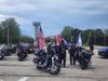 The motorcycles at the front of the Rolling Thunder Mid-America Demonstration Parade bear large U.S., military branch and POW/MIA flags. This year’s parade is scheduled for Sunday, May 24. 