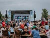 Fest-goers take in the live music at a previous B4 Summer Fest. This year’s lineup includes DJ Mark Esses, Barrington’s School of Rock, Made in America: a Toby Keith tribute band, and Modern Day Romeos.