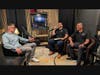 Adam Hoge, a journalist with CHGO Sports, brings smiles to the faces of Ray Scarpelli III and Ray Scarpelli Jr. during a taping of "The Road Ahead," Ray Auto Group's new podcast launching June 11.