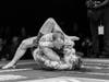 Joey Diehl grapples with Kai Saturno during JCI 3, where Diehl secured the bantamweight title by knee bar submission. Diehl will defend his title against DEEP Japan fighter Shooto Watanabe on Sept. 19 in Crystal Lake. 