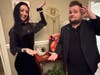 Angela “the ghostess” Wilgenbusch and Midwest Mystic Joe Diamond camp it up before a recent show at the Grand Victorian in Crystal Lake. Tickets for the Oct. 9-10, 16-17 and 23-24 MYSTIC shows are on sale at joediamondlive.com.