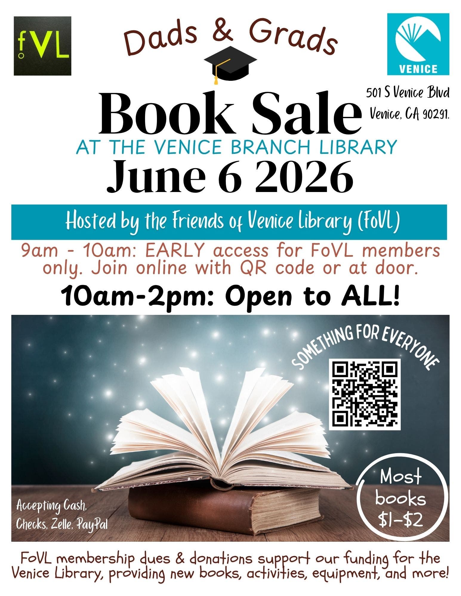 FRIENDS Book Sale at Venice Library