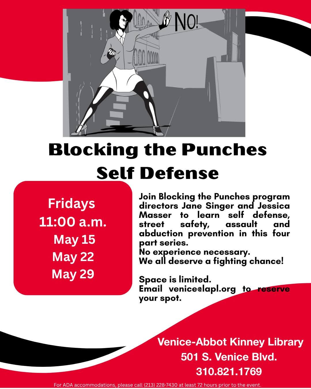 Blocking the Punches Self Defense