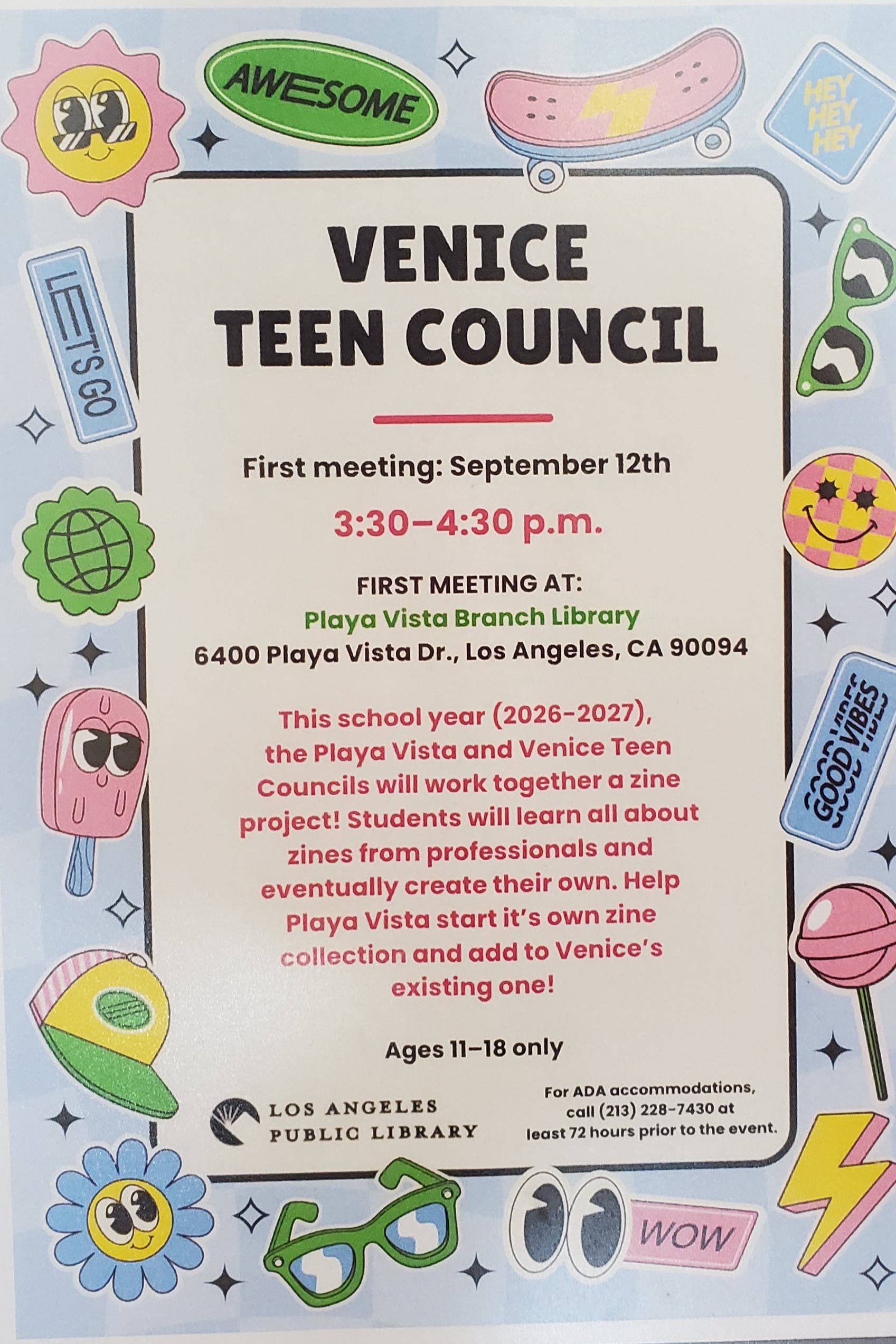 Playa/Venice Teen Council