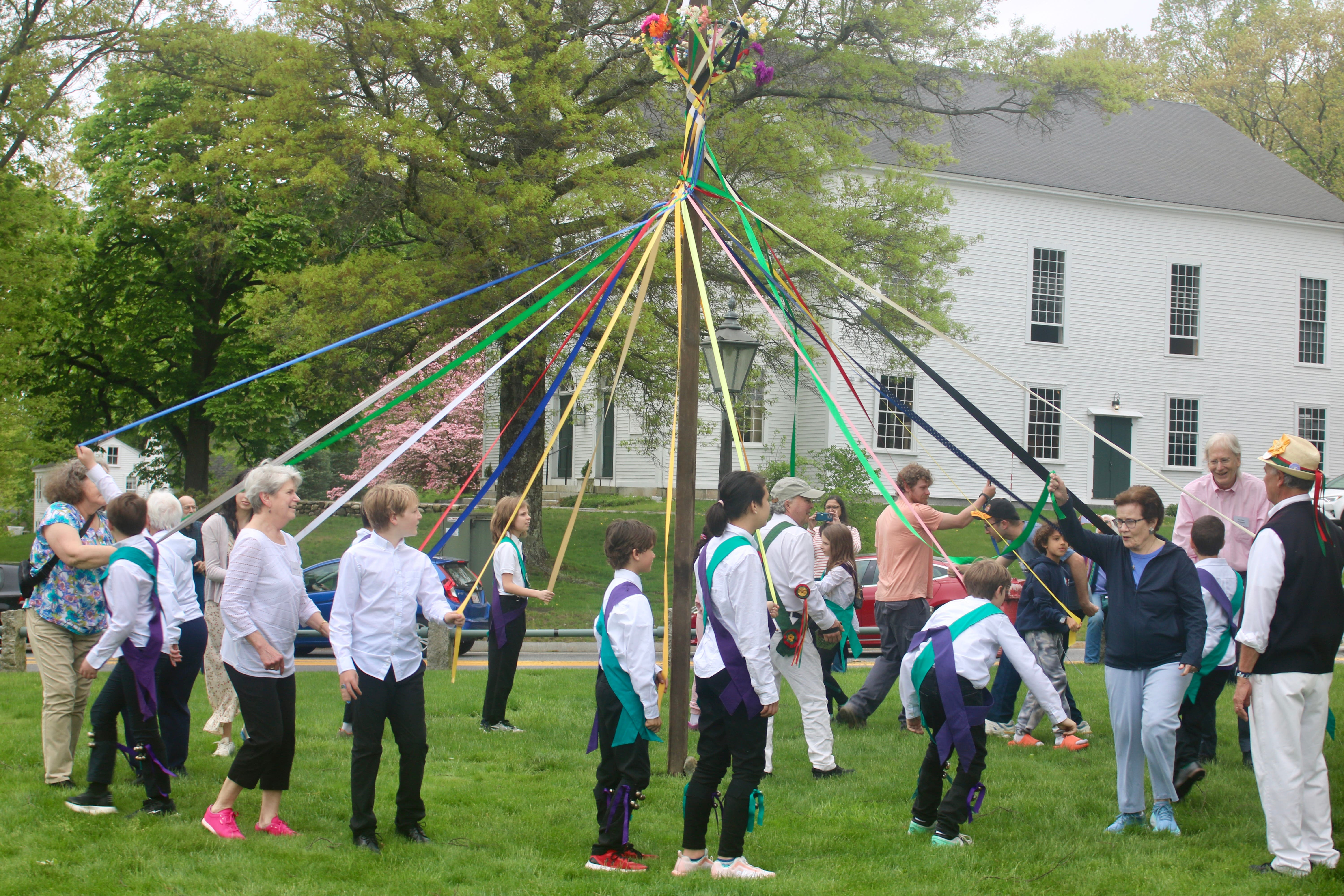 Maypole Dancing for ALL on the Sudbury Town Common