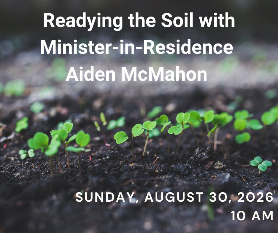 Readying the Soil with Resident Minister Aiden McMahon
