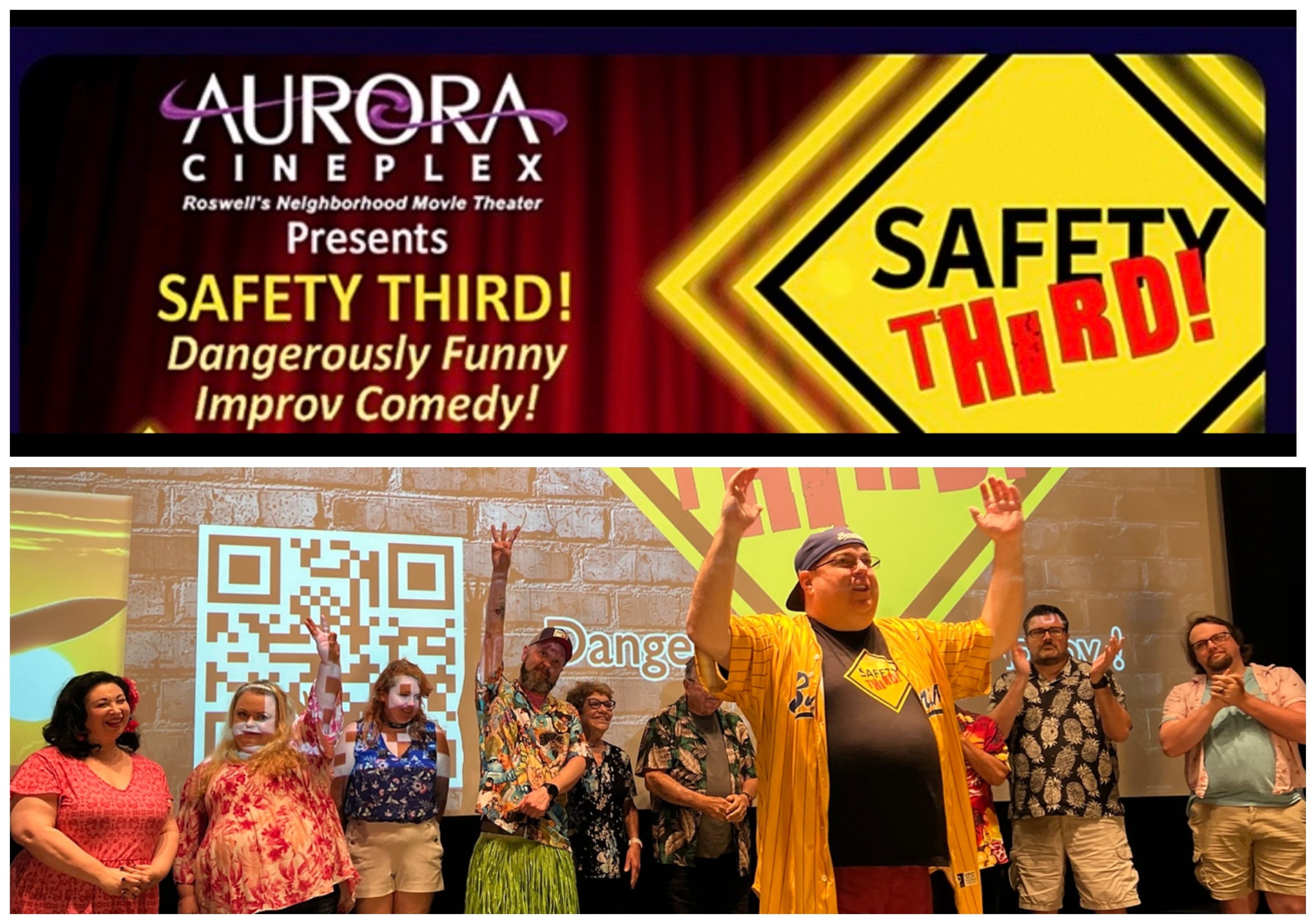 Safety Third Improv at Aurora Cineplex--Live Comedy Fri Aug 21st--$ 10.50 Tickets