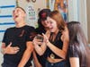 Christian Martin (left), Daniel Siva, Callie Lawetski, and Jacqueline Garcia find a clue in their Crime Scene Investigation class at Banning High School. 