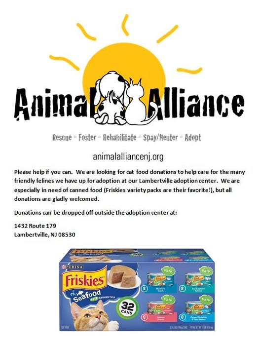 Donations Needed Cat Food New Hope, PA Patch