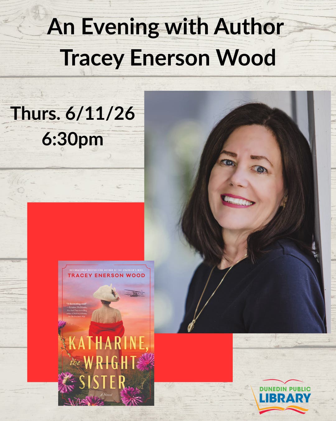 An Evening with Author Tracey Enerson Wood
