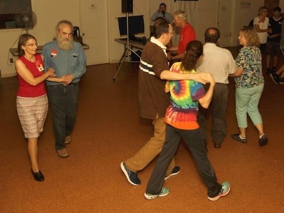 Square dancing fun at Riverside Squares
