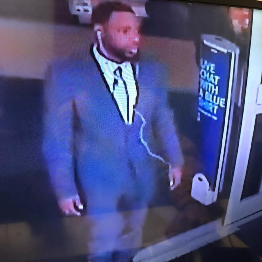 Stafford police are attempting to identify this man they suspect of shoplifting from Manahawkin's Best Buy.