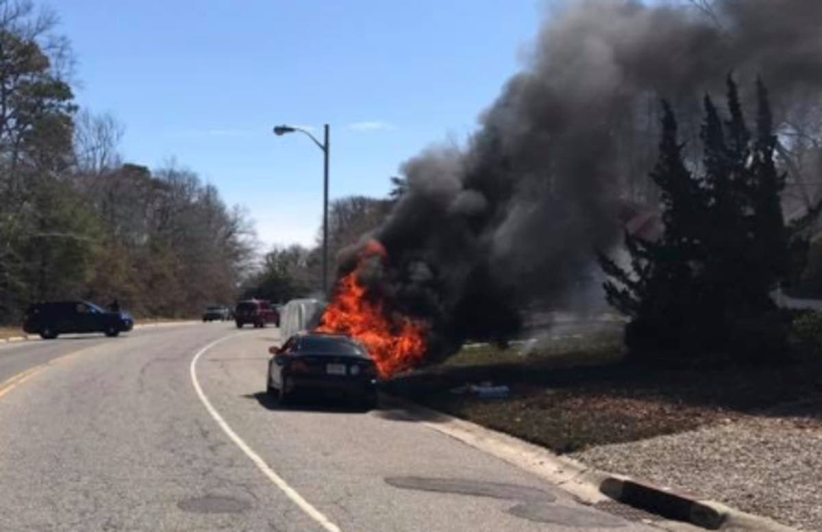 Stafford officials responded to a working car fire Tuesday, officials said.