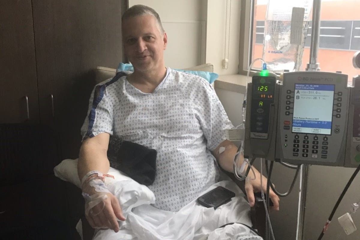 David Suspie, a former Lacey cop, is battling stage 4 colon cancer.