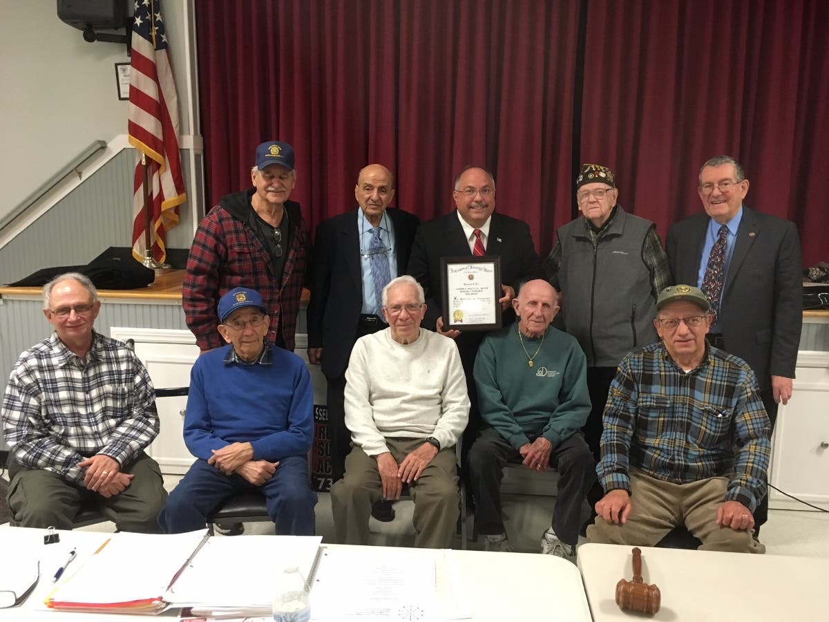 Berkeley Mayor Carmen F. Amato was recognized for his contributions to the veterans community.