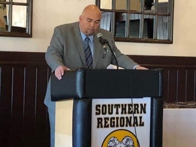 Southern Regional Athletic Director Chuck Donohue, Jr. was named Ocean County AD of the year.