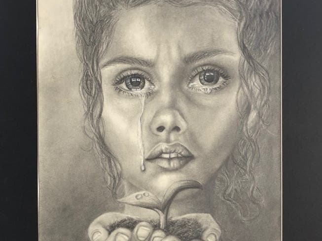 Isabella Johnson earned first place in the Congressional Art Competition for New Jersey's 2nd District.