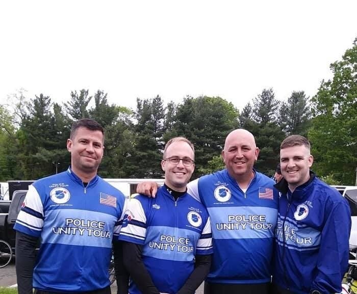 Several Berkeley officers departed to participate in the Police Unity Tour.