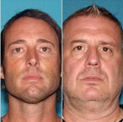 Price (L) and Cowan misappropriated over $2 million they received for Superstorm Sandy repairs, the prosecutor said.