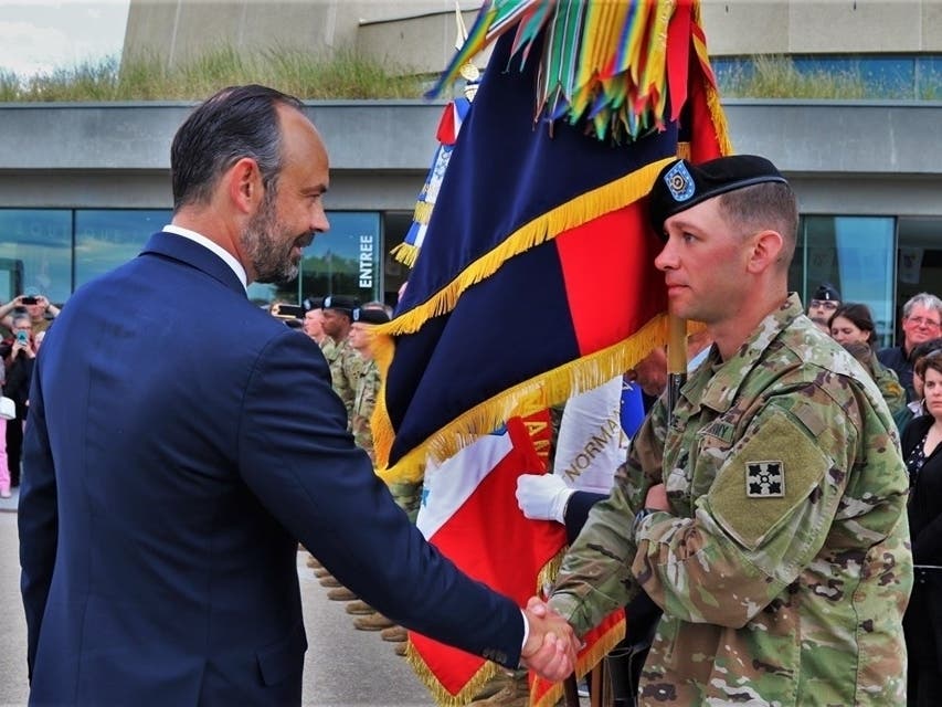 On the 75th anniversary of D-Day, Justin McBride experienced an unforgettable moment with veterans and Edouard Philippe.