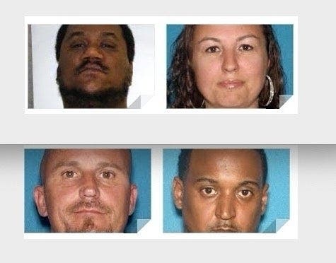 Four people were charged after a strict-liability drug-induced death that occurred in January, according to the OCPO.