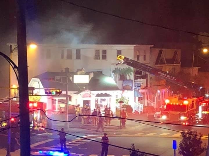 The Hobby Horse Ice Cream Parlor caught fire Sunday night in Ocean City.