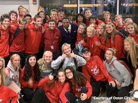 The Ocean City High School cross country teams nearly missed their trip to the Disney Classic before Delta Airlines stepped in.