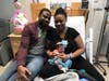 Marvin Burroughs with Hollisha Bridgers their baby, Marley Dion Burroughs. Marley was the first baby born at AtlantiCare in 2020.