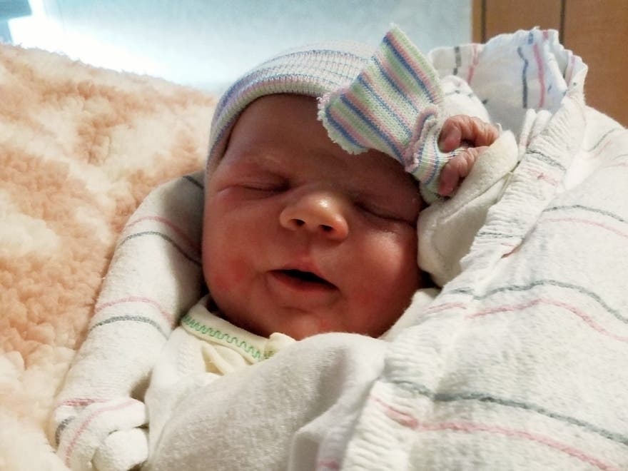 Alaïa, of Forked River, was born at 11:56 a.m. New Year's Day at Community Medical Center.